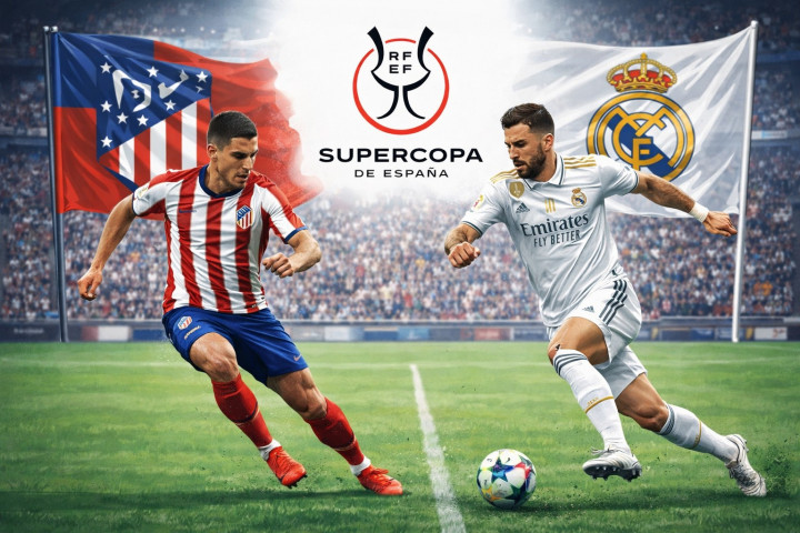 Jadwal Piala Super Spanyol 2026: Barcelona vs Bilbao, Atletico Madrid vs Real Madrid