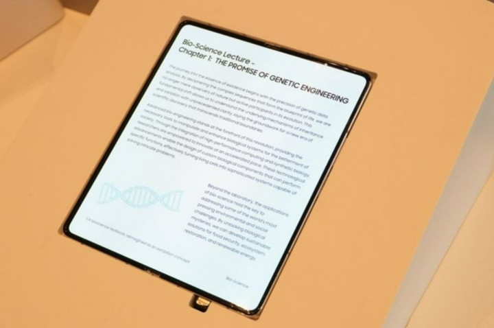 Samsung Pamer Teknologi Layar Lipat Tanpa Bekas Lipatan