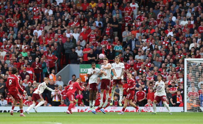 Liverpool vs Arsenal. (Foto: AFP/Darren Staples)