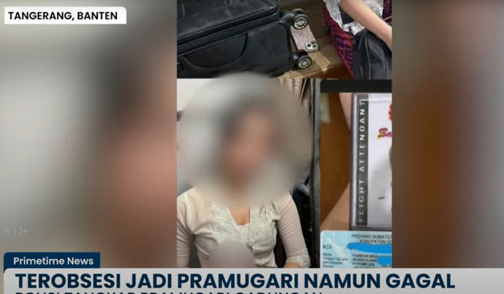 Pakai Seragam Lengkap Sampai Masuk Pesawat, Ternyata Wanita Ini Hanya Pramugari Gadungan