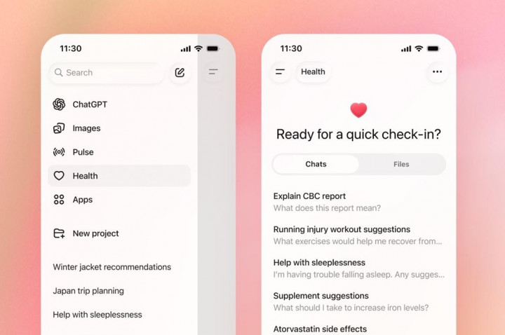 OpenAI Luncurkan ChatGPT Health Secara Global, Termasuk Indonesia
