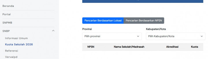 Cara Cek Kuota SNBP 2026, Sekolah Kamu Dapat Berapa?