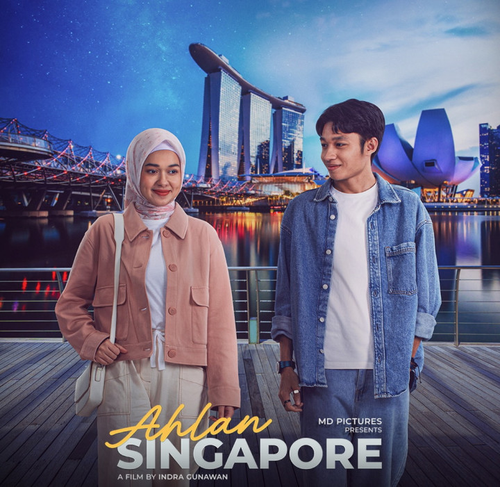 Rebecca Klopper Sempat Takut Perankan Wanita Berhijab di Film Ahlan Singapore