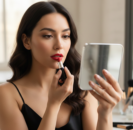 Lipstik adalah produk kecantikan favorit kebanyakan wanita. (Foto: Dok. Gemini AI)