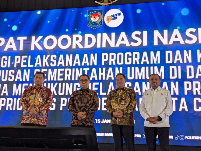 Rapat Koordinasi Nasional Sinergi Pelaksanaan Program dan Kegiatan Urusan Pemerintahan Umum di Daerah. dok ist