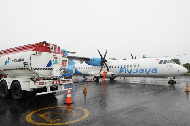 Ilustrasi pengisian avtur. Foto: Dokumen Pertamina