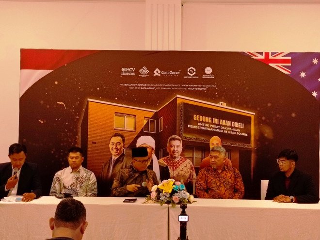 Dalam program wakaf ini, IMCV menggandeng Cinta Quran Foundation. Dok. Ist