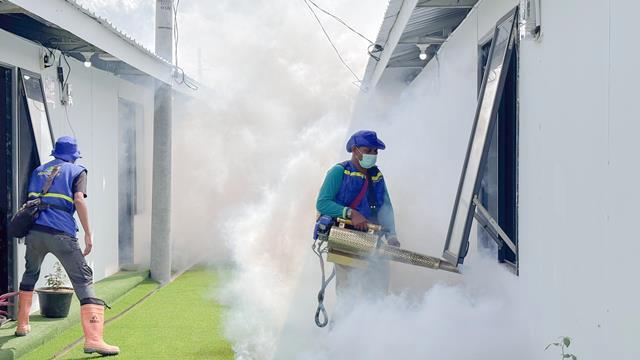 Gercep! Begini Cara Relawan TCK Kemenkes Jaga Huntara Tetap Sehat dan Bebas Penyakit