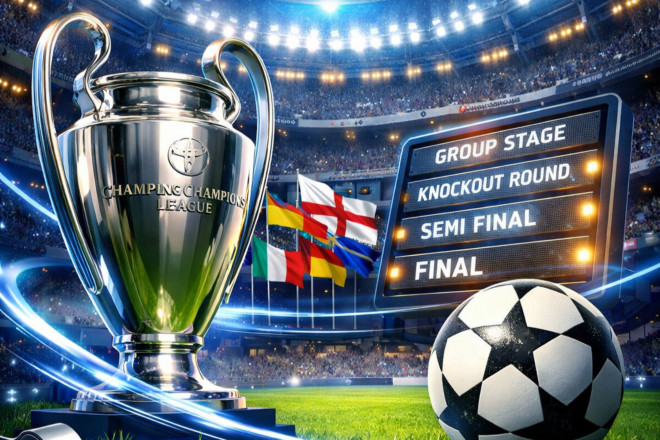 Ilustrasi Liga Champions. (Foto: chatgpt)