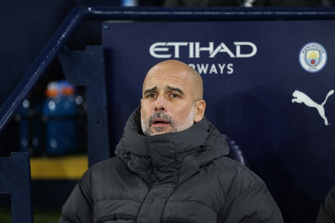 Pelatih Manchester City, Pep Guardiola (AFP/Darren Staples)