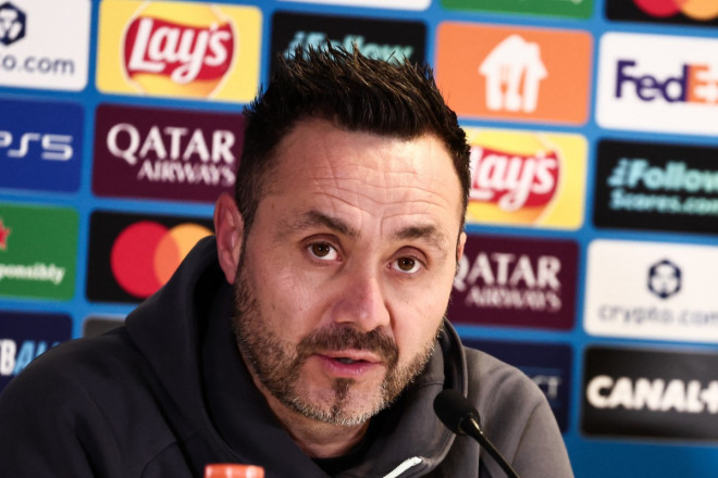 Pelatih Marseille, Roberto De Zerbi (AFP/Thibaut Moritz)