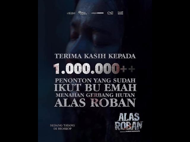 Film Alas Roban Tembus 1 Juta Penonton, Rekor Pertama di Tahun 2026