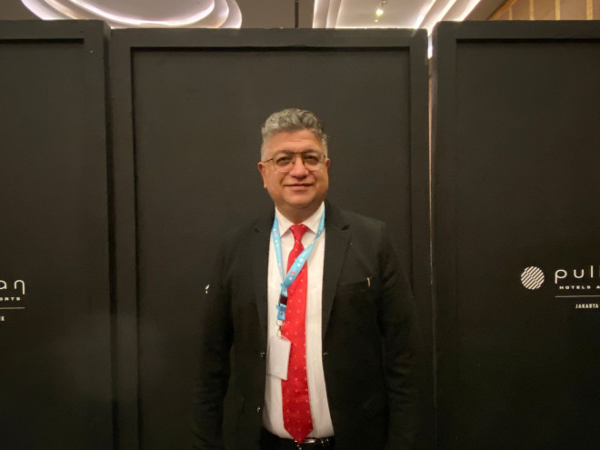 Rektor Kütahya Dumlupınar University, Prof. Dr. Süleyman Kızıltoprak. Foto: Medcom/Bram Stivens Situmeang