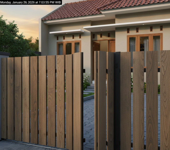 5 Inspirasi Pagar Lipat Rumah Minimalis yang Estetis dan Fungsional