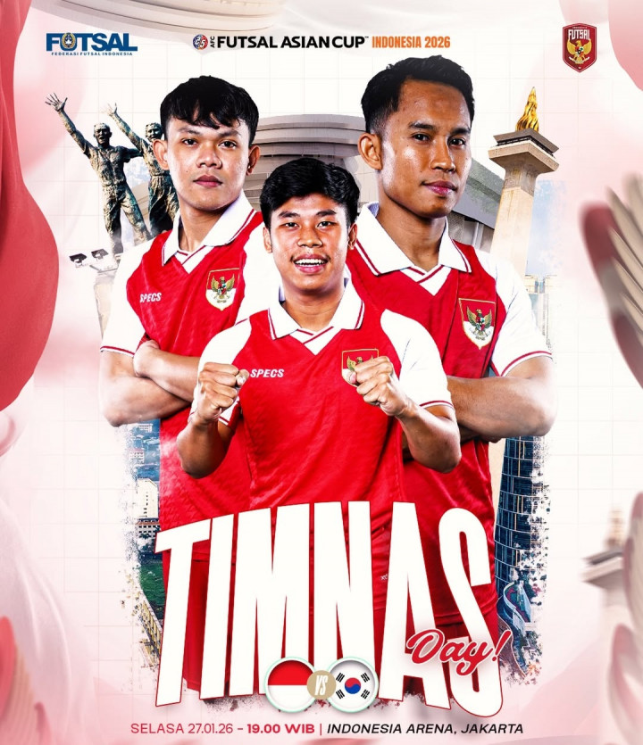 Jadwal Siaran Langsung Timnas Futsal Indonesia vs Korea Selatan, Tayang di Mana?