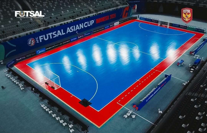 Indonesia Arena venue ajang AFC Futsal Asian Cup 2026, 25 Januari 2026. (Foto: Instagram@timnasindonesia)