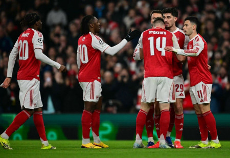 Gak Ada Rem! Arsenal Libas Semua Lawan di Liga Champions