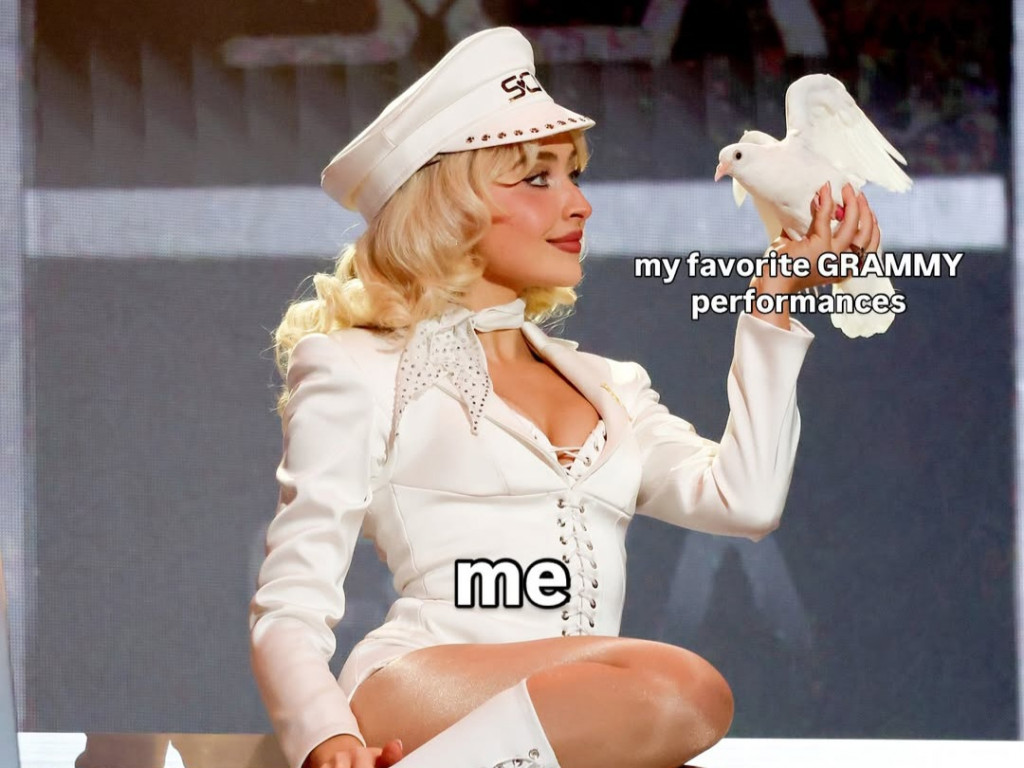 Sabrina Carpenter saat tampil di Grammy Awards 2026 (Foto: Instagram @grammys)