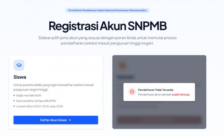 Pendaftaran SNBP 2026 Dimulai Hari Ini, Begini Langkahnya