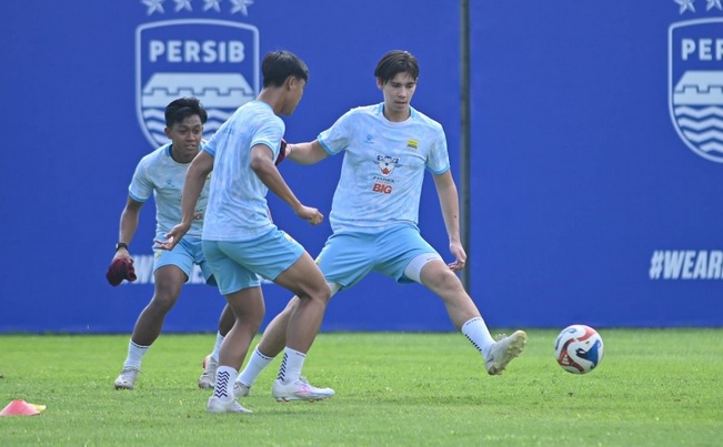 Latihan Perdana Dion Markx Bareng Persib, Debut Lawan Malut United?
