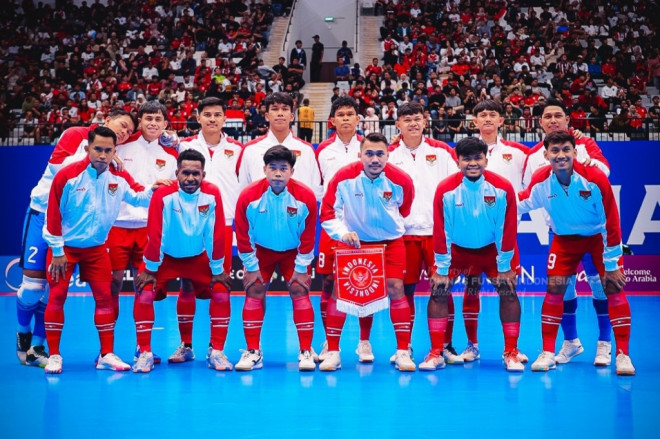 Skuad timnas futsal Indonesia (Foto nstagram resmi Timnas Futsal Indonesia)