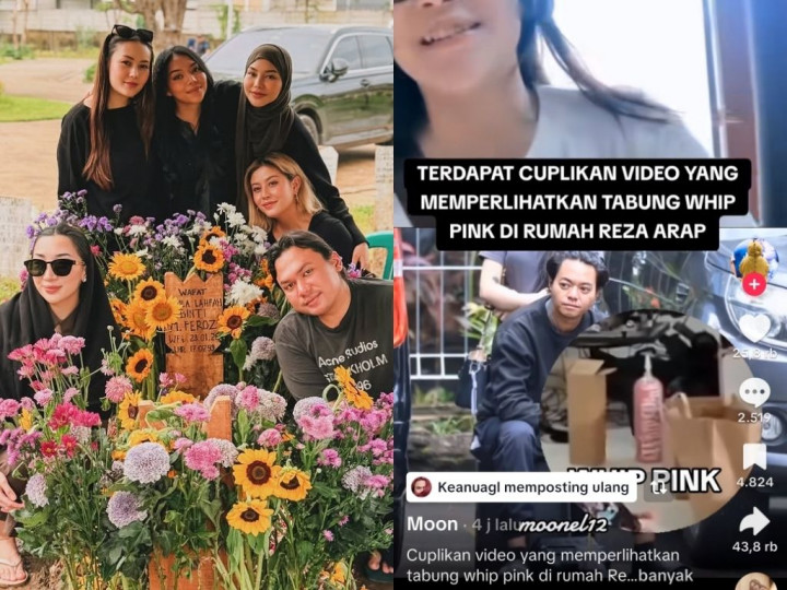 Sahabat Lula Lahfah Kompak Sindir Reza Arap soal Tabung Whip Pink?