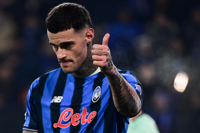 Striker Atalanta Gianluca Scamacca. (Foto: PIERO CRUCIATTI / AFP)