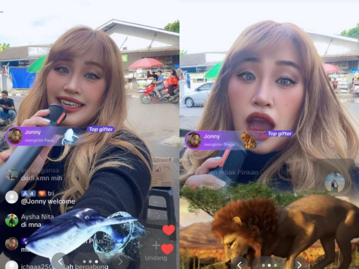 Pinkan Mambo Live TikTok Sambil Nyanyi di Pinggir Jalan, Tuai Pro Kontra