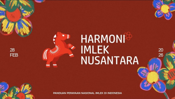 Logo Imlek 2026: Ini Makna Kuda Lumping dan Filosofi Tema 'Harmoni Imlek Nusantara'