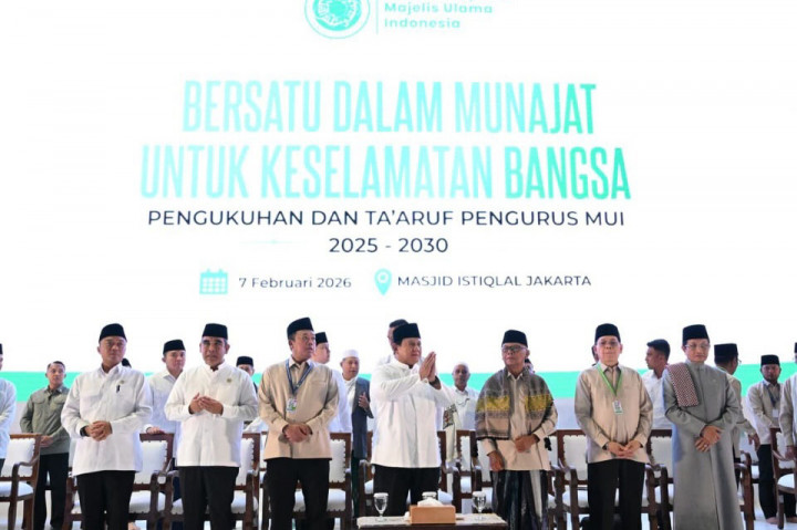 ​Presiden Prabowo Hadiri Munajat Bersama dan Pengukuhan Pengurus MUI 2025–2030 di Masjid Istiqlal