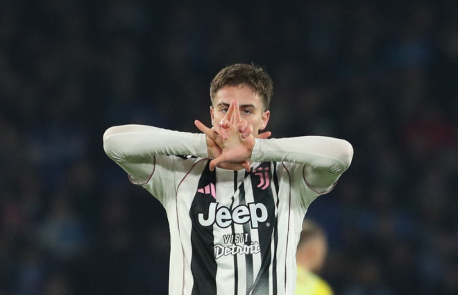 Winger Juventus, Kenan Yildiz (AFP/Carlo Hermann)