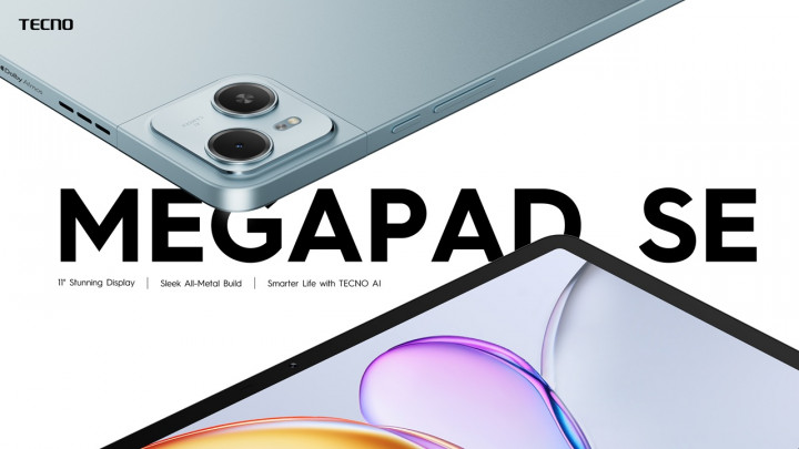 Tecno Megapad SE Rilis, Tablet AI Buat Pelajar dan Harian