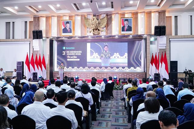  Menkes tegaskan komitmen pemerintah untuk bawa RS pemerintah Indonesia tembus standar layanan kesehatan kelas dunia. (Foto: Dok. Birkom Kemenkes) 