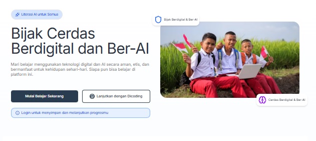 Pemerintah Sediakan Platform Pembelajaran AI, Semakin Bijak dan Cerdas Manfaatkan Digitalisasi