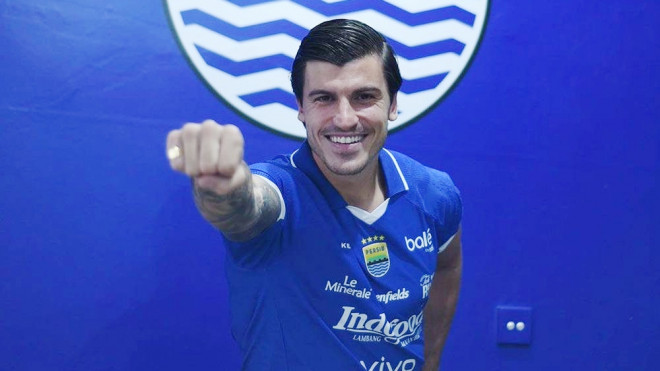 Penyerang baru Persib Bandung, Sergio Castel (dok. Persib Bandung)
