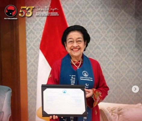 Selamat! Megawati Dianugerahi Gelar Doktor Honoris Causa dari Princess Nourah University Riyadh