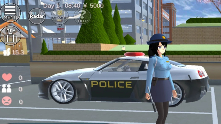 Waduh! Ini Cara Kabur dari Polisi di Sakura School Simulator