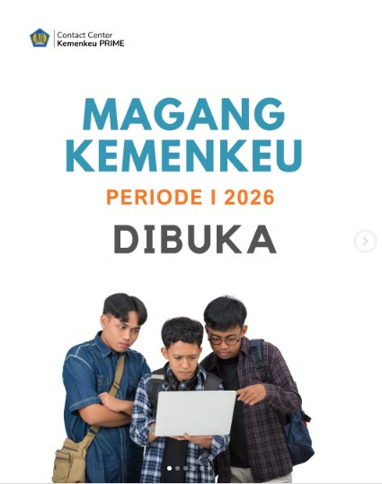 Magang Kemenkeu Periode 1 2026 Dibuka, Simak Syarat, Formasi, Cara Daftar, dan Jadwalnya