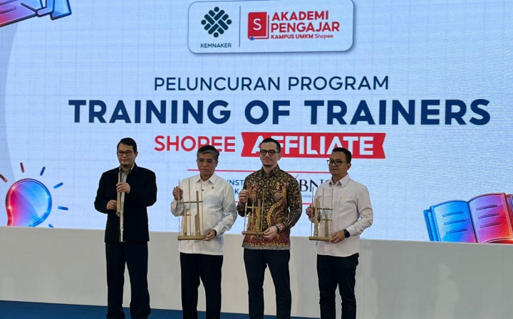 Kemnaker Gandeng Shopee Luncurkan ToT Affiliate, Target 60 Ribu Talenta Digital