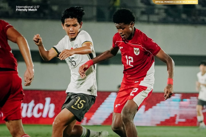 Timnas Indonesia U-17 Kalah Tipis dari Tiongkok di Laga Kedua