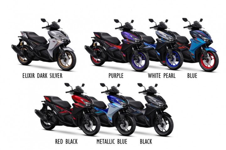 Yamaha Aerox Alpha 2026 Bawa 6 Warna dan Grafis Baru