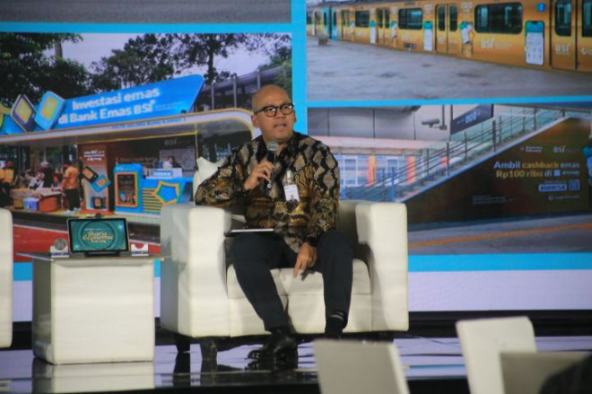 Direktur Finance and Strategy BSI, Ade Cahyo Nugroho. DOK MTVN/Duta Erlangga
