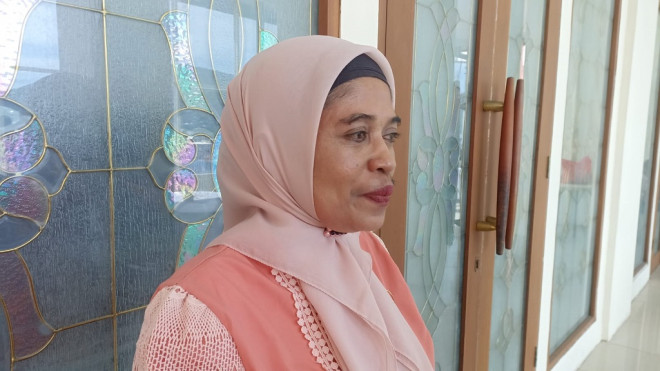 Kepala SMK Al Hilaal, Megaria. Medcom.id/Ilham Pratama Putra