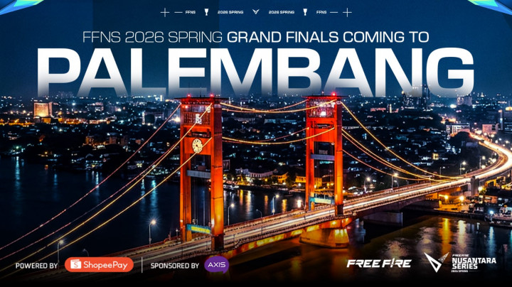 Garena Umumkan Grand Finals FFNS 2026 Spring Digelar di Palembang 5 April