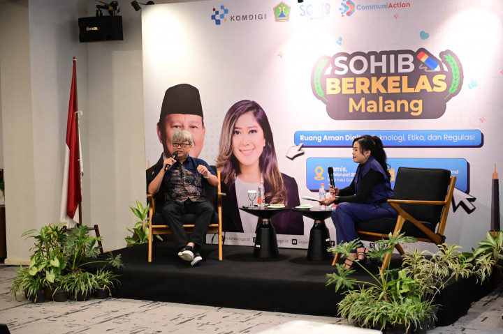 Kemkomdigi Sosialisasikan PP Tunas dan Literasi Digital di CommuniAction Malang