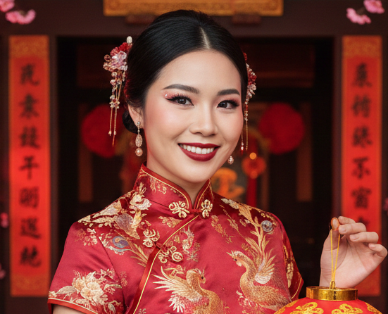 Auto Jadi Pusat Perhatian! Rahasia Makeup Bold Imlek Tetap Classy dan Anti-Menor