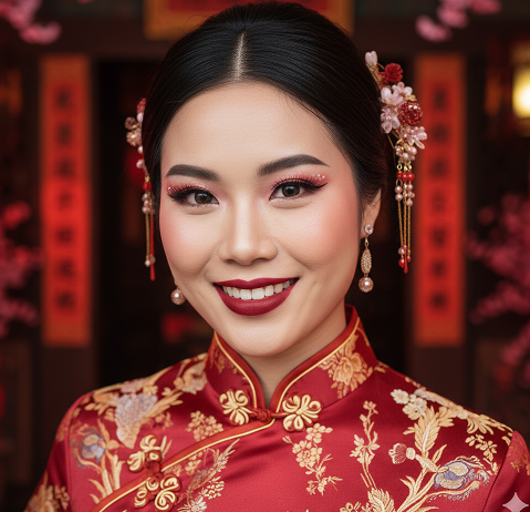 Auto Jadi Pusat Perhatian! Rahasia Makeup Bold Imlek Tetap Classy dan Anti-Menor