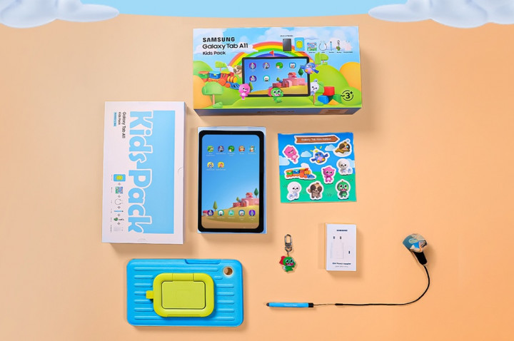 Samsung Galaxy Tab A11 Kids Pack, Tablet Kids-Friendly untuk Belajar dan Bermain