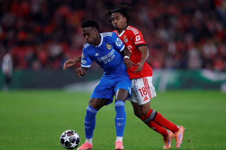 Gol Vinicius Junior Antar Real Madrid Permalukan Benfica di Kandang