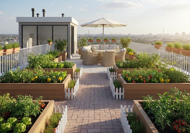 Atap Rumah Jadi Kebun Sayur? Ini 5 Desain <i>Rooftop Garden</i>
